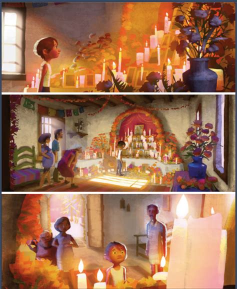 Coco concept art by Shelly Wan | Pixar concept art, Disney concept art, Environment concept art