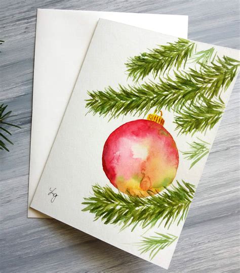 Hand Painted Watercolor Christmas Cards - Christmas Ideas 2021