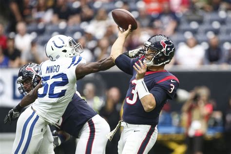 2017 Houston Texans Gameday Live: Texans vs. Colts (Third Quarter) - Battle Red Blog