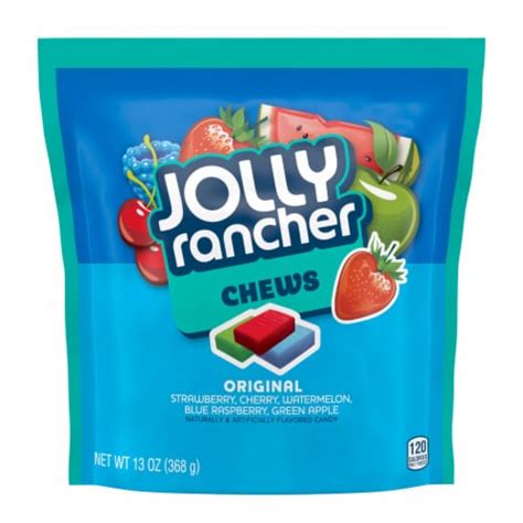 JOLLY RANCHER Chews Assorted Fruit Flavored Candy Bag, 1 bag / 13 oz ...