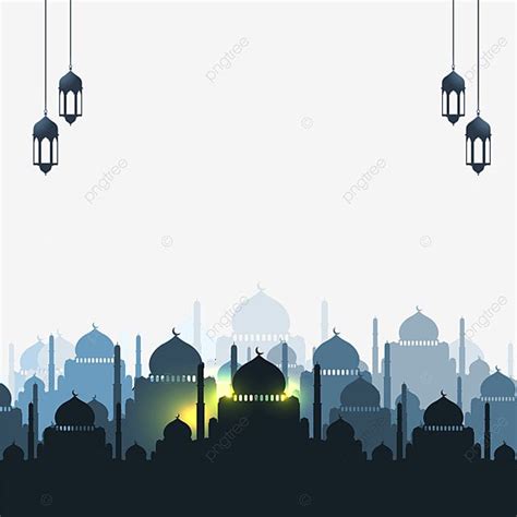 Masjid Silhouette Vector PNG, Mosque Silhouette Or Masjid Transparent, Mosque Clipart, Ramadan ...