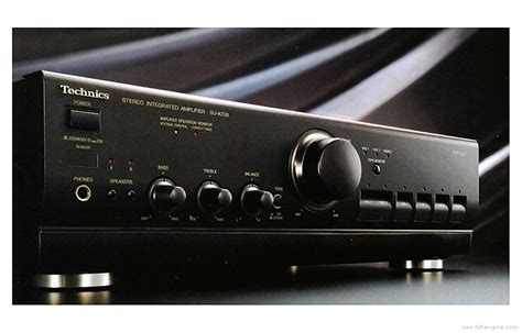 Technics SU-A700 Stereo Integrated Amplifier Manual | HiFi Engine