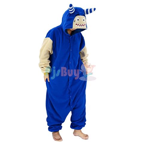 Cute Easy Oddbods Halloween Cosplay Costumes Adult Onesie Pajamas - Pjsbuy