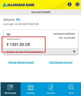 4 Ways To Check Allahabad Bank Account Balance Online - AllDigitalTricks