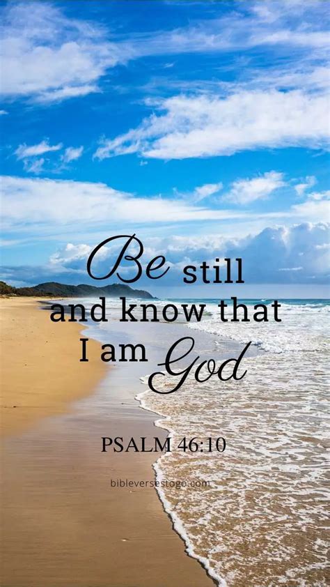 Beach2 Psalm 46:10 – Encouraging Bible Verses