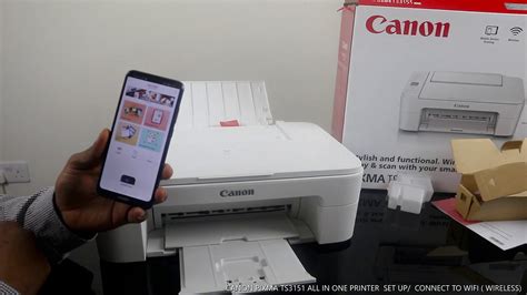 CANON PIXMA TS3151 ALL IN ONE PRINTER SET UP / CONNECT TO WIFI ...