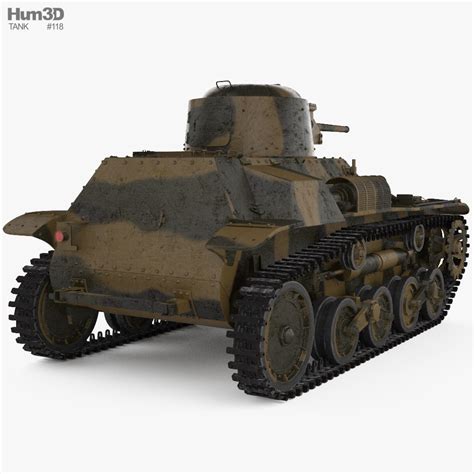 Type 97 Te-Ke tankette 3D model - Military on Hum3D