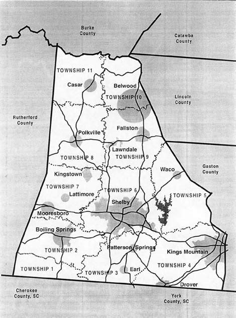 Gaston County maps and charts