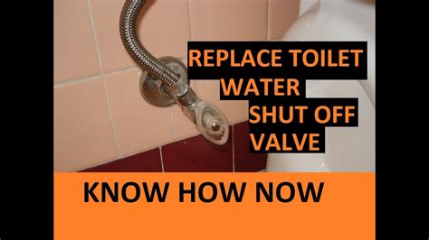 Toilet Water Shut Off Valve Not Working