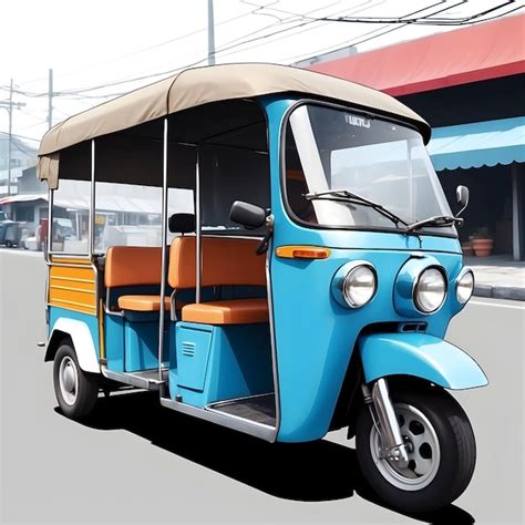 Premium Photo | Tuk Tuk Thai taxi Auto rickshaw Thailand transport Tuk ...