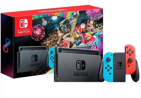 Nintendo Switch OLED In White W/Mario Kart 8, Accessory Kit Voucher ...