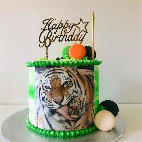 Tiger Birthday Cake Ideas Images (Pictures)