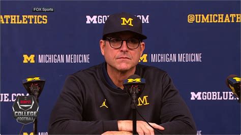 Jim Harbaugh gets testy with reporter after Michigan's loss to Ohio State | College Football on ...