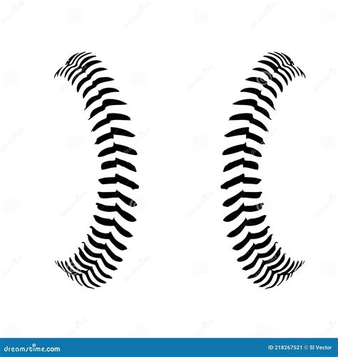 Baseball Stitches Image With Svg Vector Cutfile For Cricut And ...