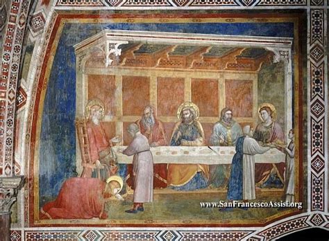 Giotto, Assisi, Basilica Inferiore, Cappella della Maddalena, La cena in casa del fariseo ...