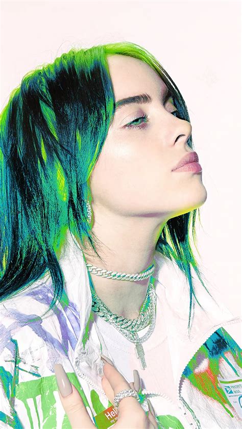 Billie Eilish With Green Hair Wallpaper 4k HD ID:4097