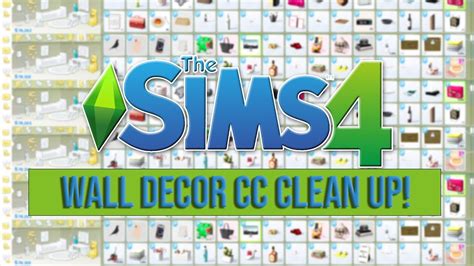 Más lejano Sencillez María wall decor sims 4 Durante ~ claro Expresamente