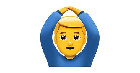 🙆‍♂️ Man Som Gestikulerar Ok Emoji — Betydelse och användning