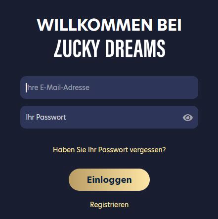 Lucky Dreams Casino Login, Infos zum Registrieren & Konto löschen