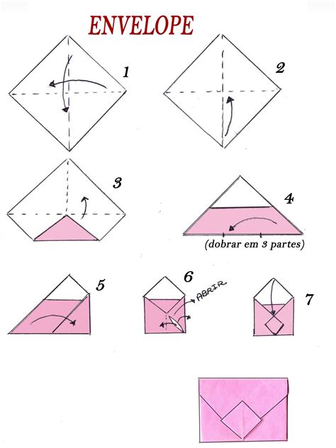 Easy Origami Envelope Instructions Coloring Pages - Coloring Pages