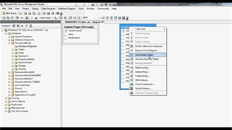 SQL Server Database Diagram in SQL Management Studio - YouTube