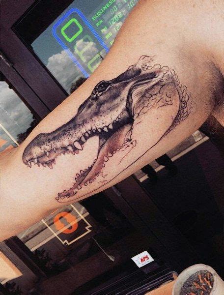 60 Alligator Tattoo Designs For Men - Cool Crocodiles | Alligator tattoo, Tattoo designs men ...