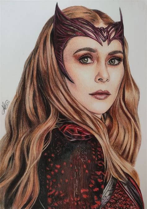 Scarlet Witch Crown Drawing - Drawing.rjuuc.edu.np