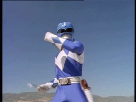 Power Rangers Blue Ranger GIF - Power Rangers Blue Ranger Mighty Morphin - Discover & Share GIFs