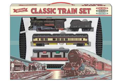 Retro Train Set | Vintage Style Train Playset | Perfect for Imaginative ...