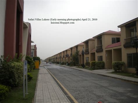 Hussain Kaisrani: Safari Villas Bahria Town Lahore Early Morning Latest Photographs - Part 1