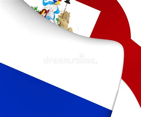 3D Flag of Batavian Republic. Stock Illustration - Illustration of armsquot, fabric: 199510799