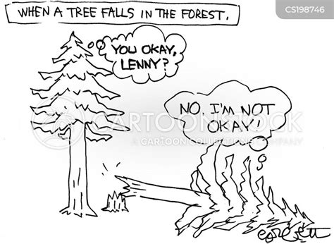 Fallen Tree Cartoons and Comics - funny pictures from CartoonStock