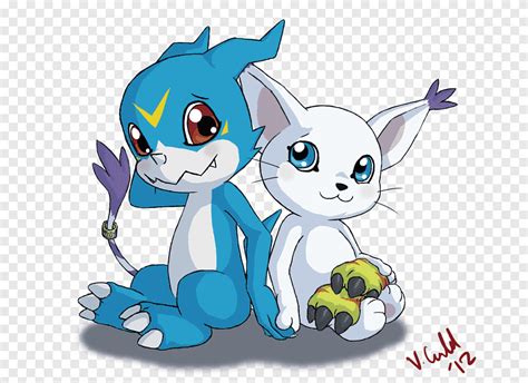 Veemon And Gatomon In Love