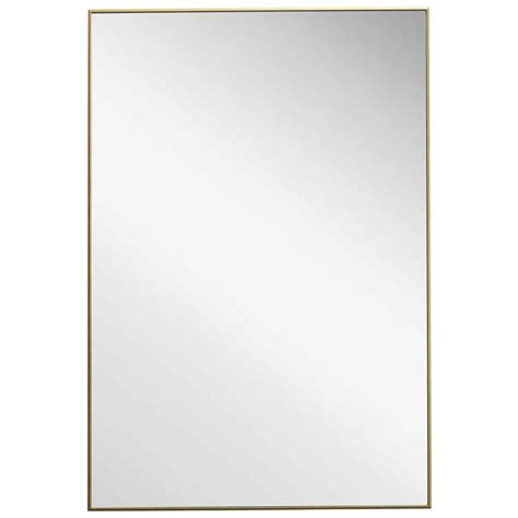 THIN GOLD FRAME MIRROR - Jana Ward Interiors