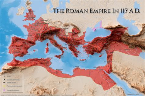 The Roman Empire at its Territorial Height in 117... - Maps on the Web