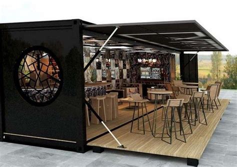 Pin by Glenn Menein on Cigar Bar | Container cafe, Shipping container ...