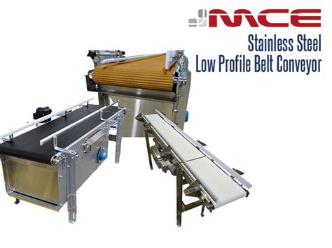 Stainless Steel Conveyor | Low Profile Belt | TCE