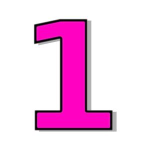 Image Of Number 1 - ClipArt Best