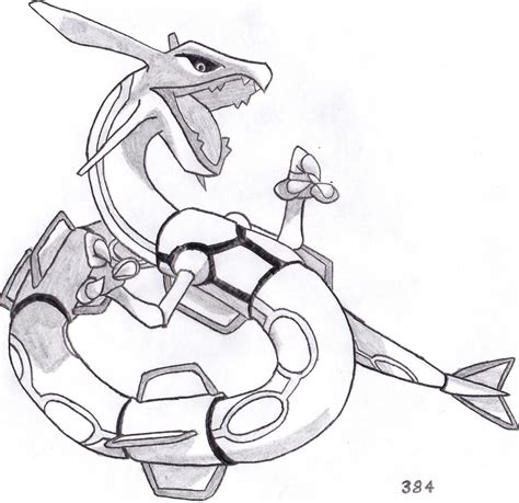 384 Rayquaza by SoraSonic on DeviantArt