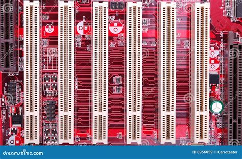 Pci slots stock image. Image of data, interface, digital - 8956059