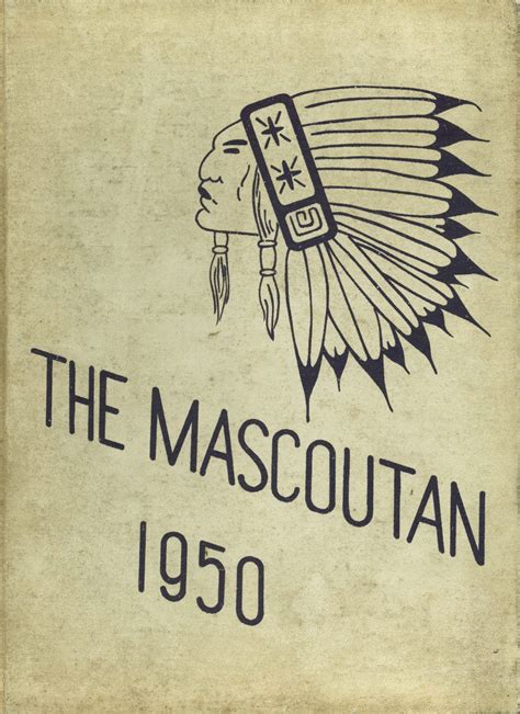 1950 yearbook from Mascoutah High School from Mascoutah, Illinois for sale