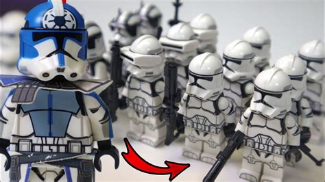 Clone Army Customs Sent Me Custom LEGO Clone Troopers! - YouTube