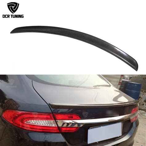 Carbon Fiber Car Rear Trunk Spoiler For Jaguar Carbon Spoiler XF X250 XF X260 Carbon Spoiler ...