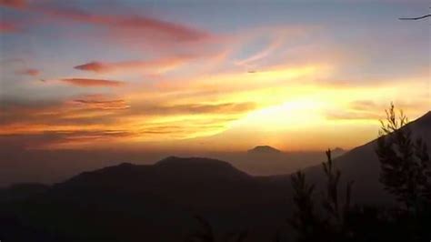 Golden Sunrise Dieng Plateau Central Java - YouTube