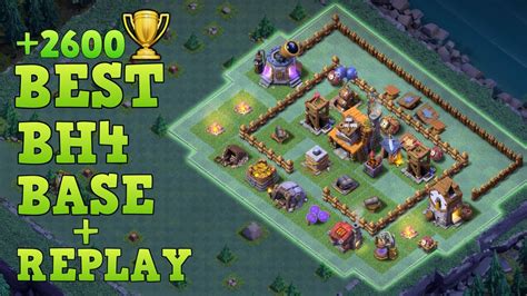 Best Builder Hall 4 Base Tested!! w/Replay / BH4 Anti 2 Star Builder Base Layout | Clash of ...