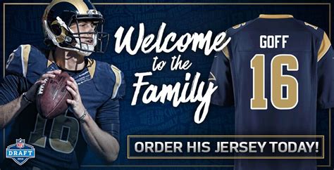 Jared Goff Rams Jersey Swap on Behance