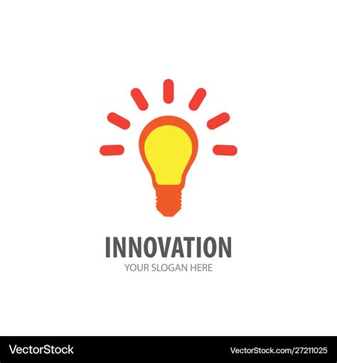 Innovation logo for business company simple Vector Image