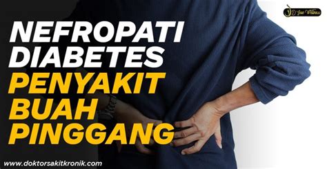 Nefropati Diabetes Penyakit Buah Pinggang - DOKTOR SAKIT KRONIK