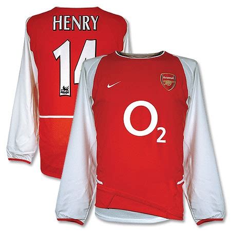 Arsenal Shirts: 2004 home long sleeve football shirt picture.