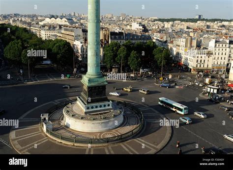 France, Paris, Place de la Bastille is a place in Paris, a symbolic place of the French ...